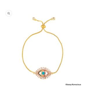 Evil Eye Gold Bracelet “Fulfillment”